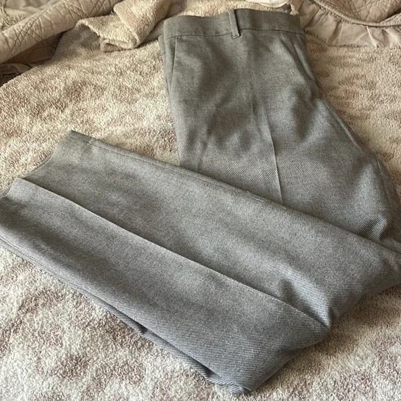 Ann Taylor like new gray tweed pants size 12 - Picture 3 of 6